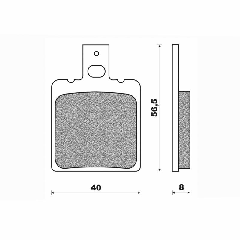 Plaquettes de frein Newfren Peugeot 125 Tweet 10-