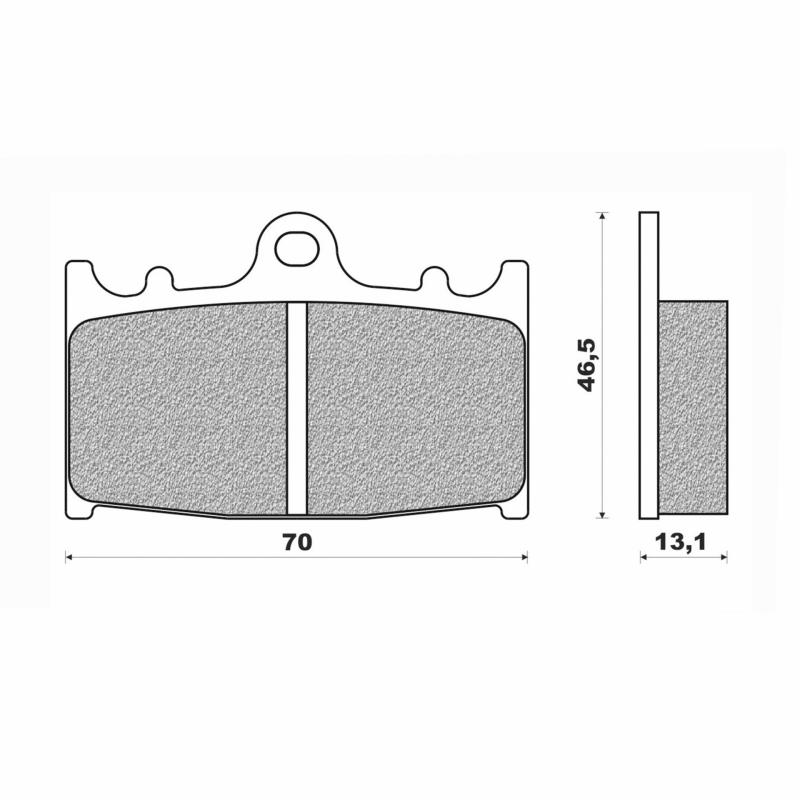 Plaquettes de Frein Newfren - FD0371TS - Suzuki 1500 Intruder 02-09