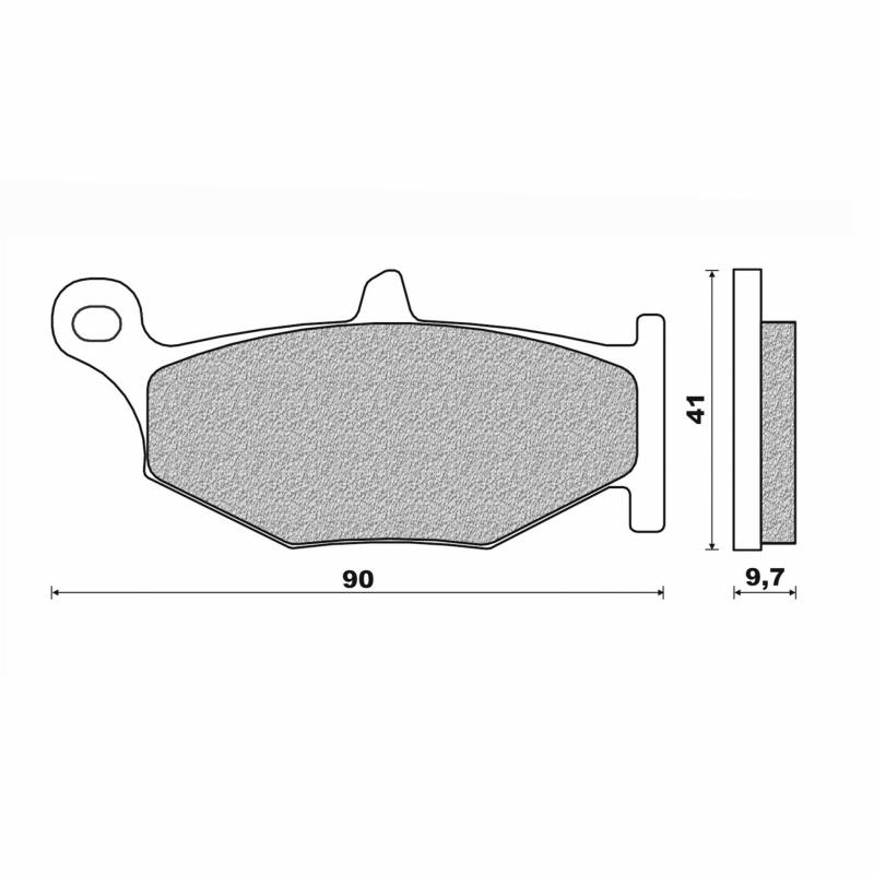 Plaquettes de Frein Newfren - FD0402TS - Suzuki 400 GSR 06- / 750-1000