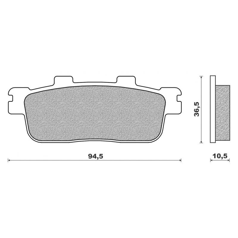 Plaquettes de Frein Newfren - FD0417BE