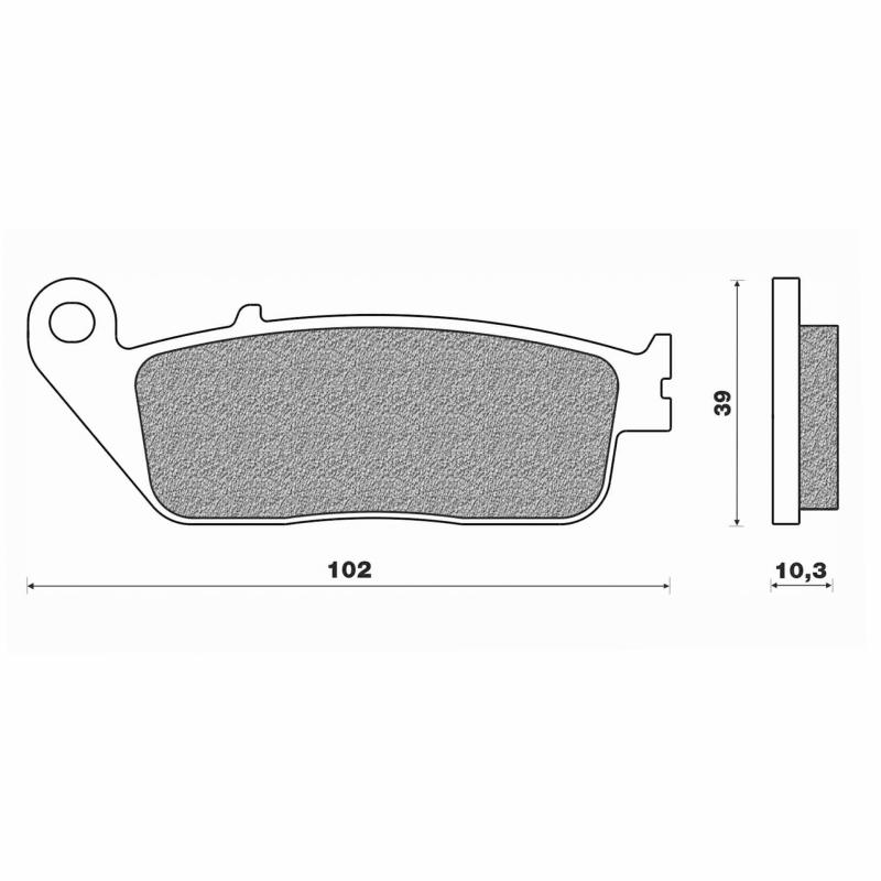 Plaquettes de Frein Newfren - FD0406BT - Yamaha 1670 MT-01 05-
