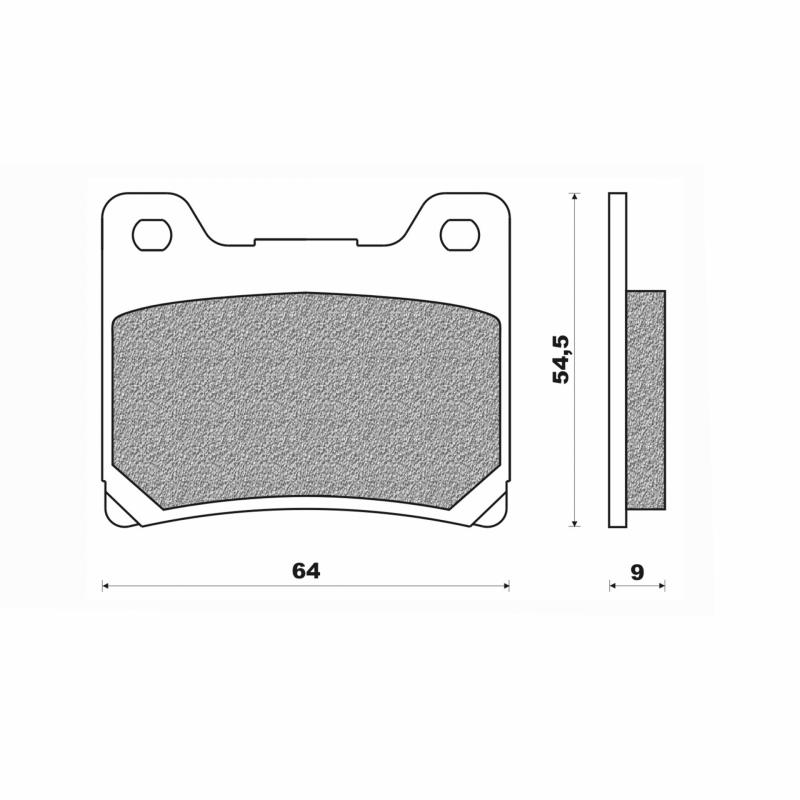 Plaquettes de Frein Newfren - FD0068TS - Yamaha 850 TDM 96-01 / 900 Di