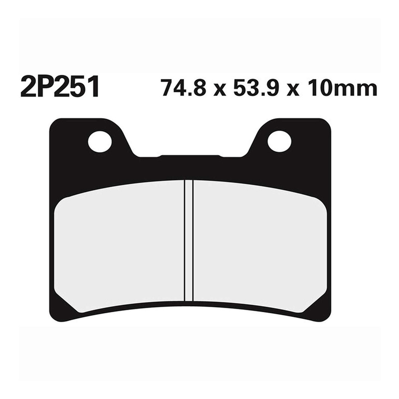 Plaquettes de frein Nissin 251ST