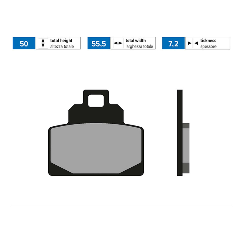 Plaquettes de frein Polini original Vespa 300 GTS