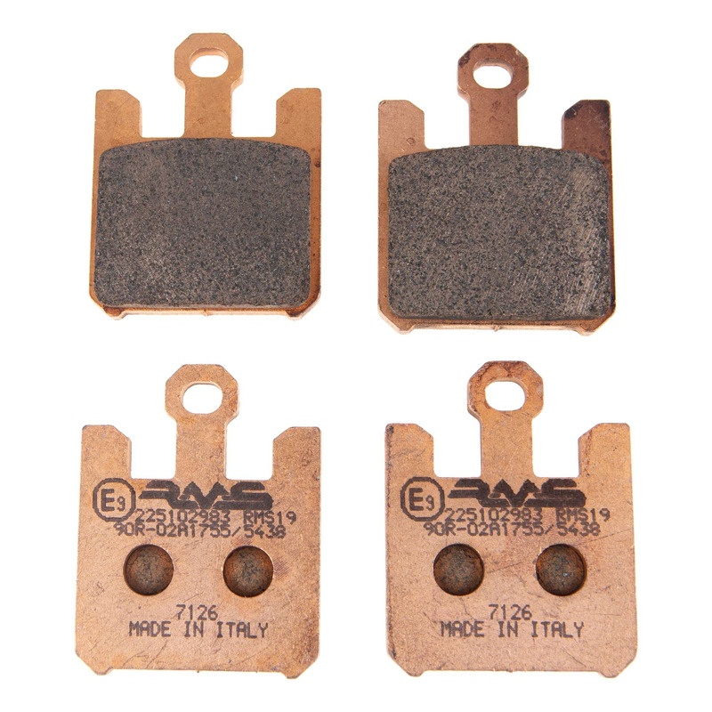 Plaquettes de Frein RMS - métal fritté - 225102983 - Kawasaki ZX-10R/Suzuki GSX-R