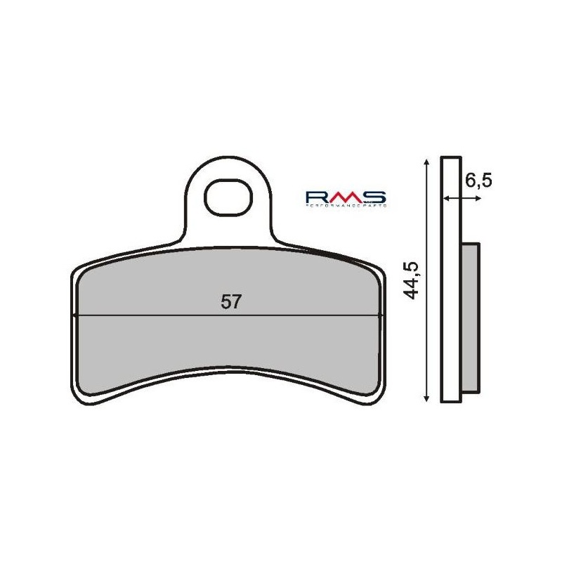 Plaquettes de Frein RMS - Organique - 225100630 - Gas Gas TXT/Pampera