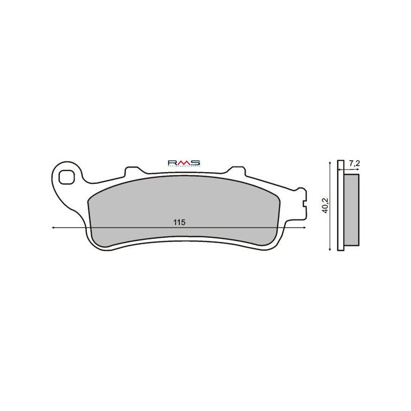 Plaquettes de Frein RMS - Organique - 225100970 - Honda VFR/Kawasaki Ninja