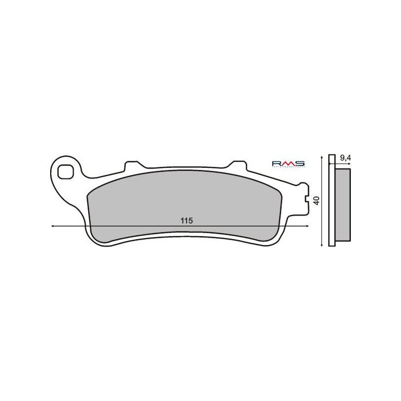 Plaquettes de Frein RMS - Organique - 225100340 - Honda FES/NSS