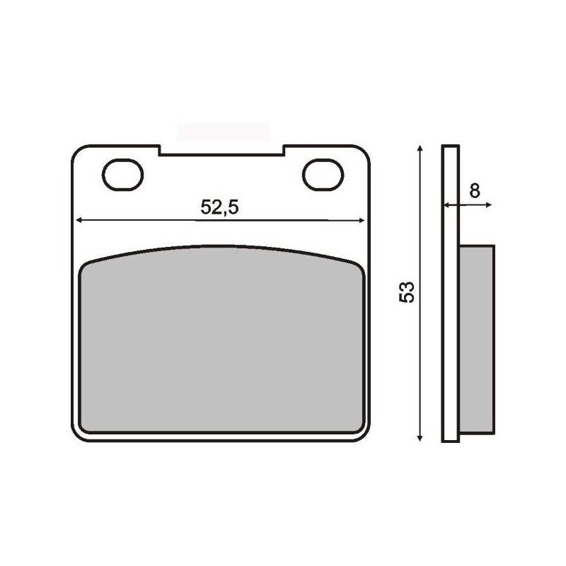 Plaquettes de Frein RMS - Organique - 225101190 - Kawasaki ZZR