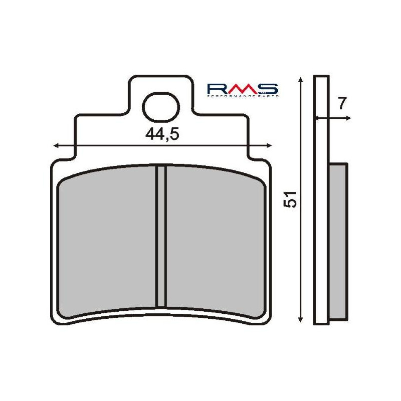 Plaquettes de Frein RMS - Organique - 225100500 - Grand Dink