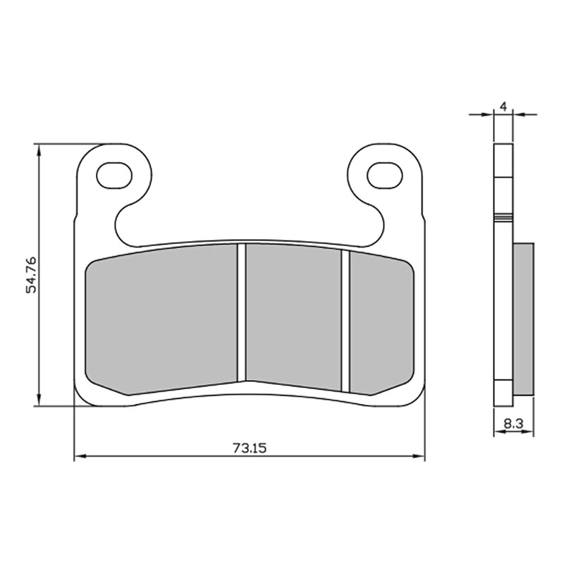 Plaquettes de frein RMS sinter BMW R 1250 GS