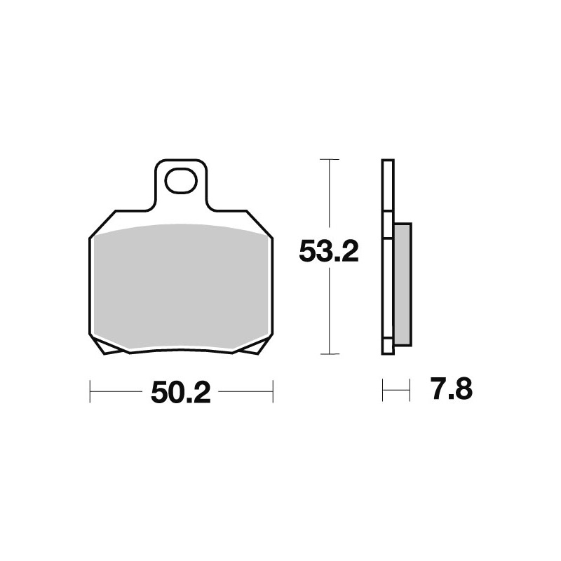 Plaquettes de frein SBS carbone tech 730RQ