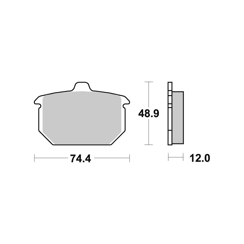 Plaquettes de Frein SBS - Céramique - 549HHF