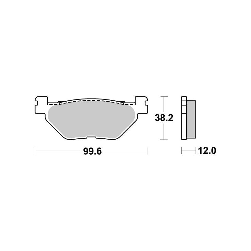 Plaquettes De Frein SBS 157MS Pour Scooter - Freinage Maxi Sinter