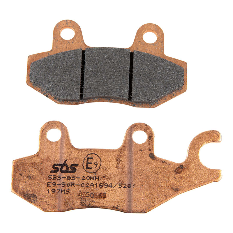 Plaquettes de Frein SBS - métal fritté - 197MS