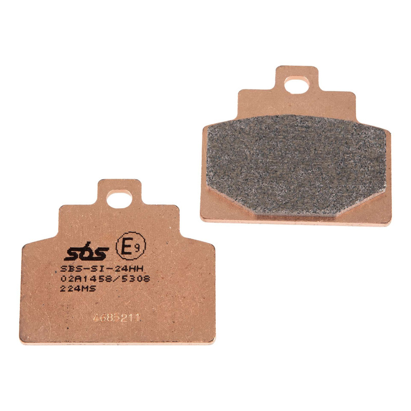Plaquettes de Frein SBS - métal fritté - 224MS
