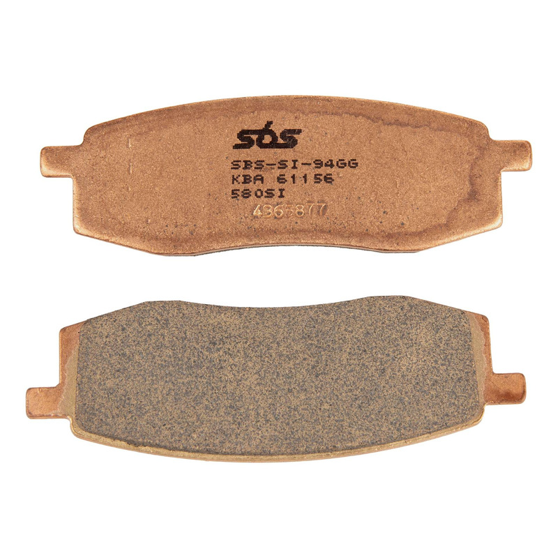Plaquettes de Frein SBS - métal fritté - 580SI