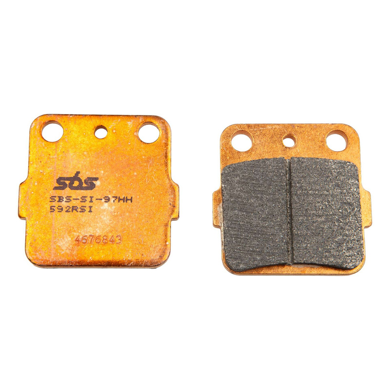 Plaquettes de Frein SBS - métal fritté - 592RSI
