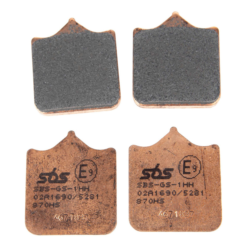 Plaquettes de Frein SBS - mÃ©tal frittÃ© - 870HS