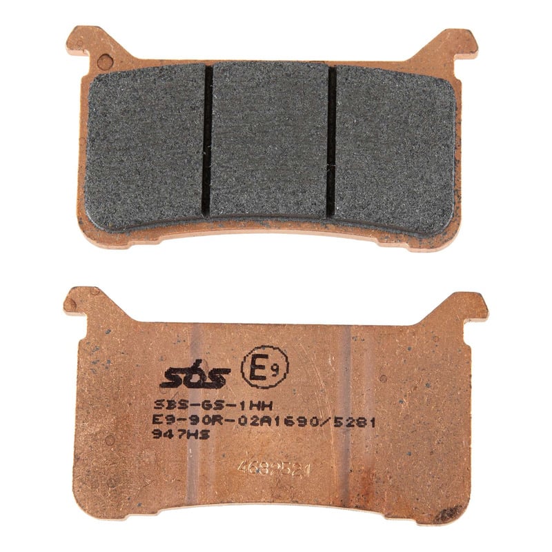 Plaquettes de Frein SBS - métal fritté - 947HS