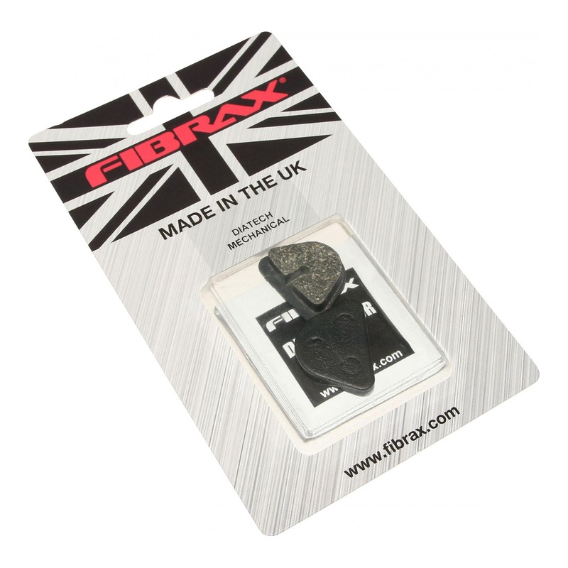 Plaquettes de frein semi-métal Fibrax pour Diatech Kinetic