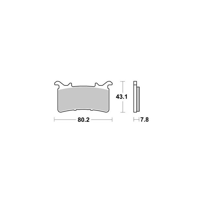Plaquettes de Frein SBS - 985DS1