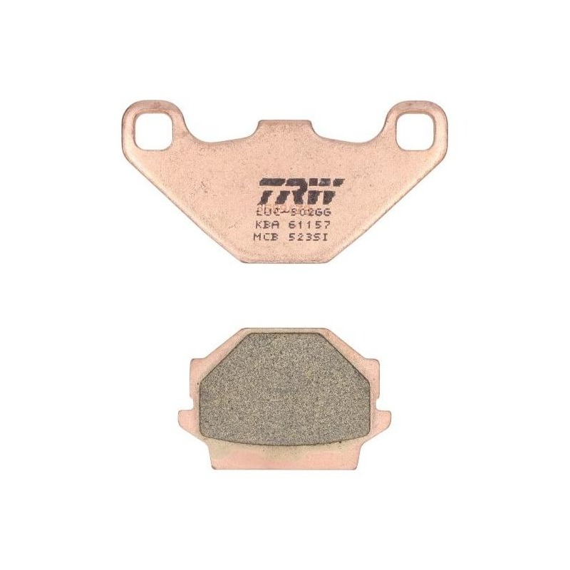 Plaquettes de frein TRW métal fritté MCB523SI