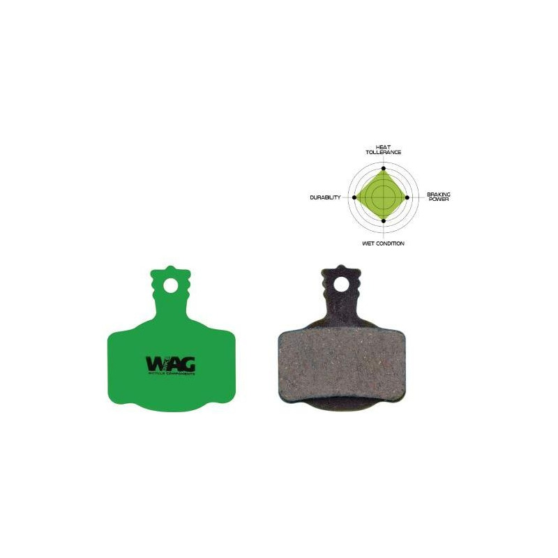 Plaquettes de freins organique WAG pour Magura MT4