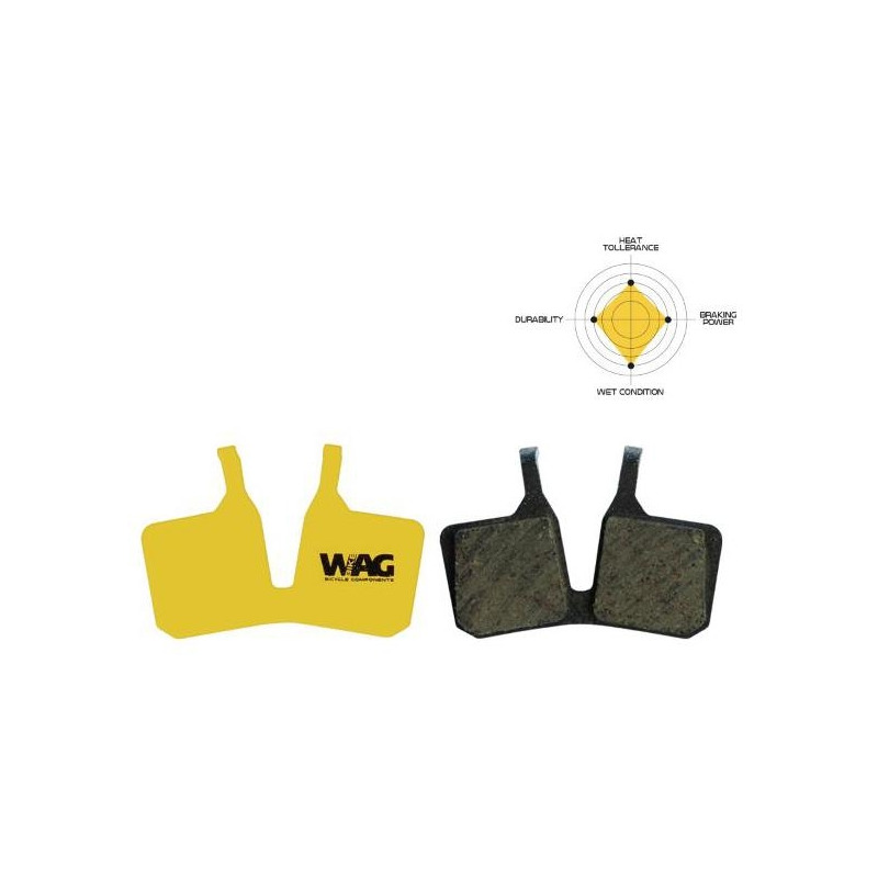 Plaquettes de freins organique WAG pour Magura MT5