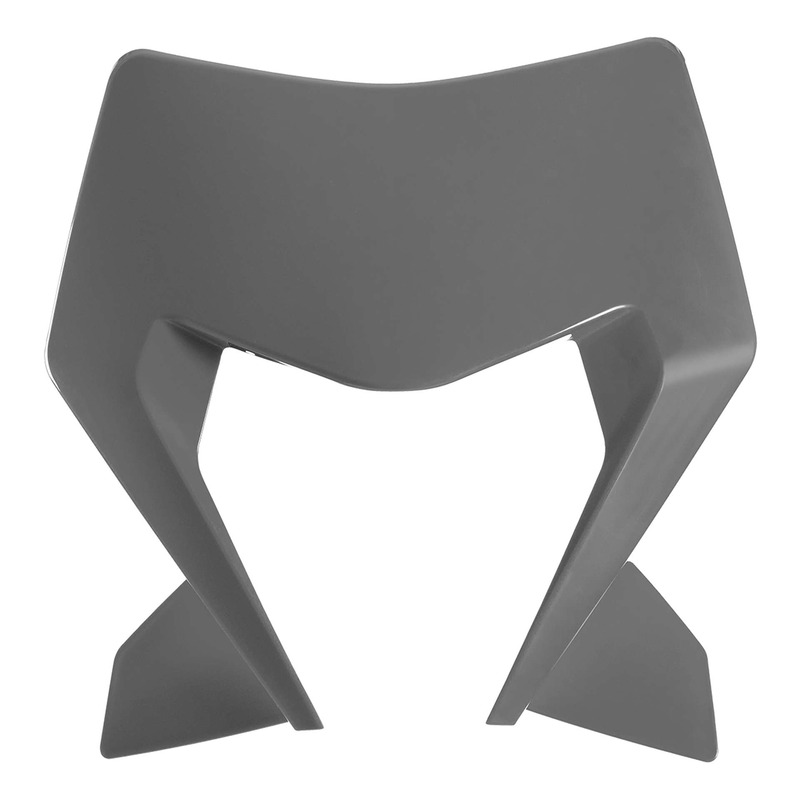 Plastique de plaque phare Polisport type origine gris nardo KTM EXC-F