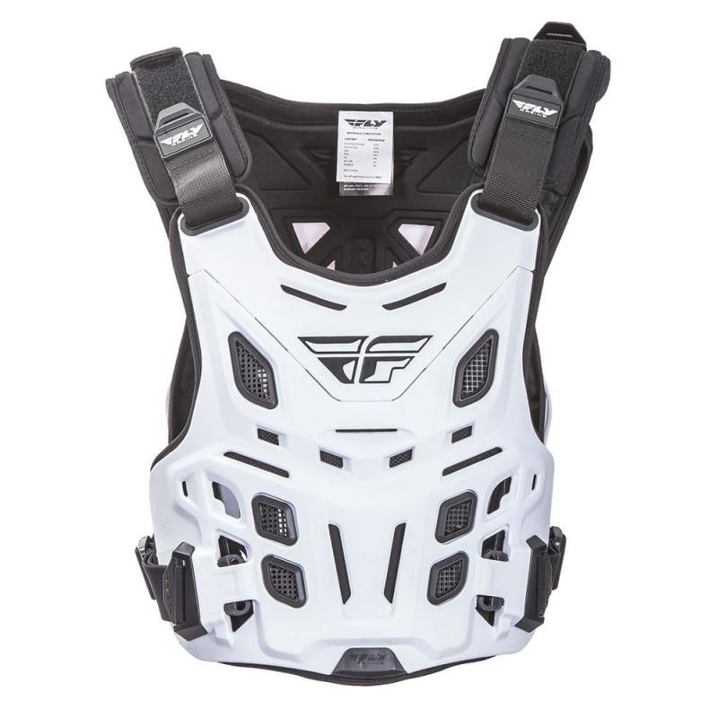 Plastron offroad Fly Racing Revel Race blanc