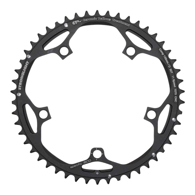 Plateau vélo de route Stronglight CT2 2x11v extérieur (50 à 52 dent