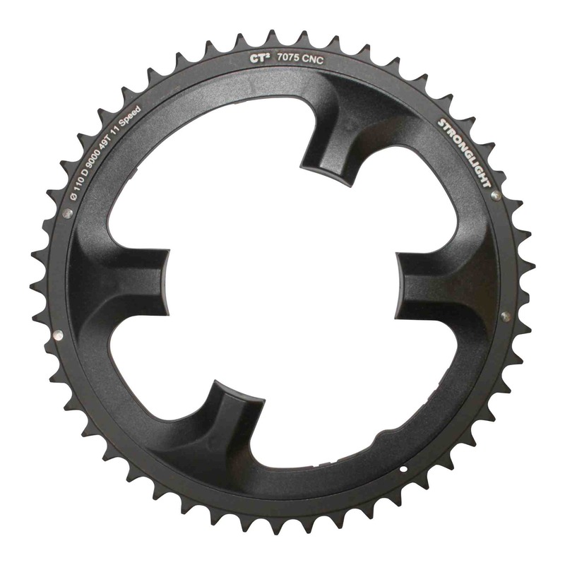 Plateau vélo de route Stronglight CT2 2x11v extérieur (49 à 52 dent