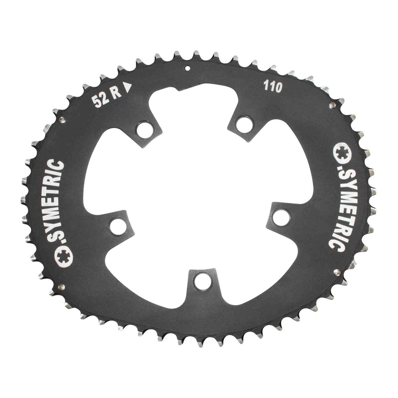 Plateau vélo de route Stronglight O.Symetric 2 plateaux (52x38) noir