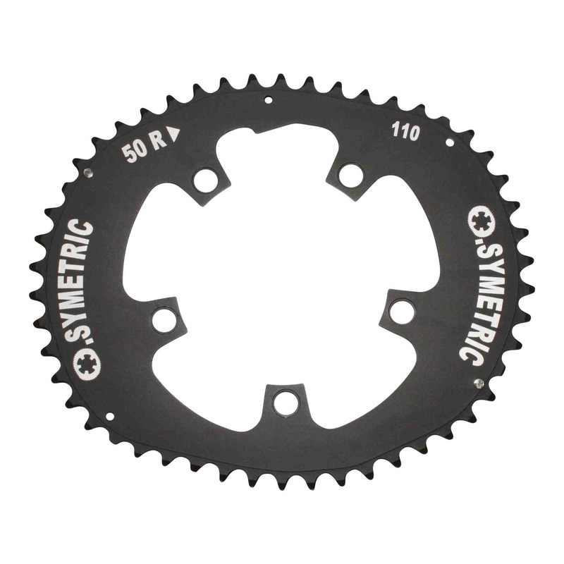 Plateau vélo de route Stronglight O.Symetric 2 plateaux (50x38) noir