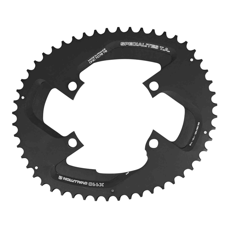 Plateau vélo de route Ta Ovalution2 2x11v (50 à 54 dents) extérieur