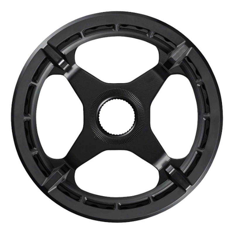 Plateau Vélo Électrique Shimano SM-CRE50 Mono-Plateau Double Protège Chaîne 38 dents Noir