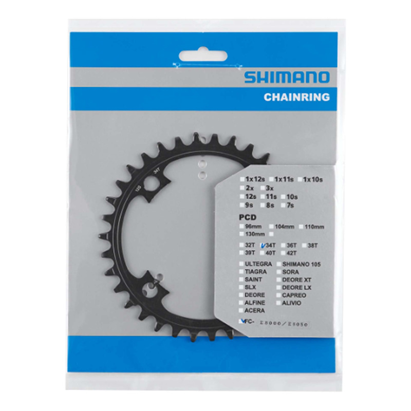 Plateau Vélo Éléctrique Shimano SM-CRE80-12-B Sans Étoile
