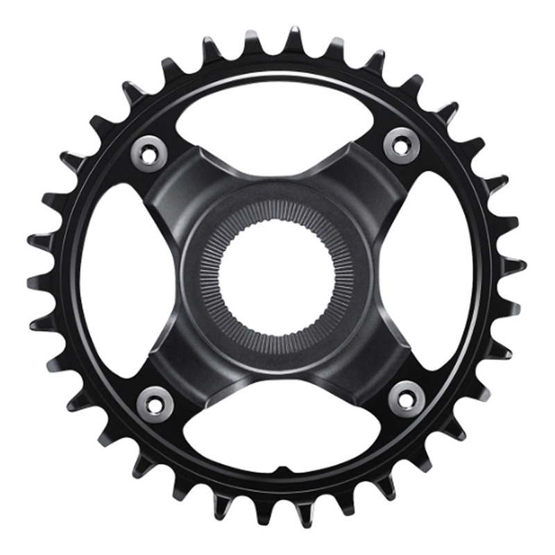 Plateau Vélo Électrique Shimano SM-CRE80-B Mono-Plateau pour 12 vitesses Noir