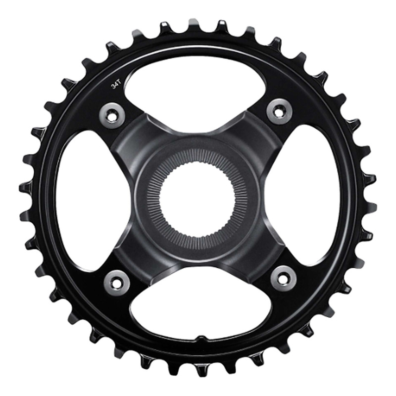 Plateau VTT Électrique Shimano SM-CRE80-B Mono-Plateau pour 10-11 vitesses Noir
