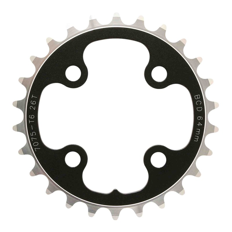 Plateau VTT FSA 2x10v intérieur (26 dents) noir