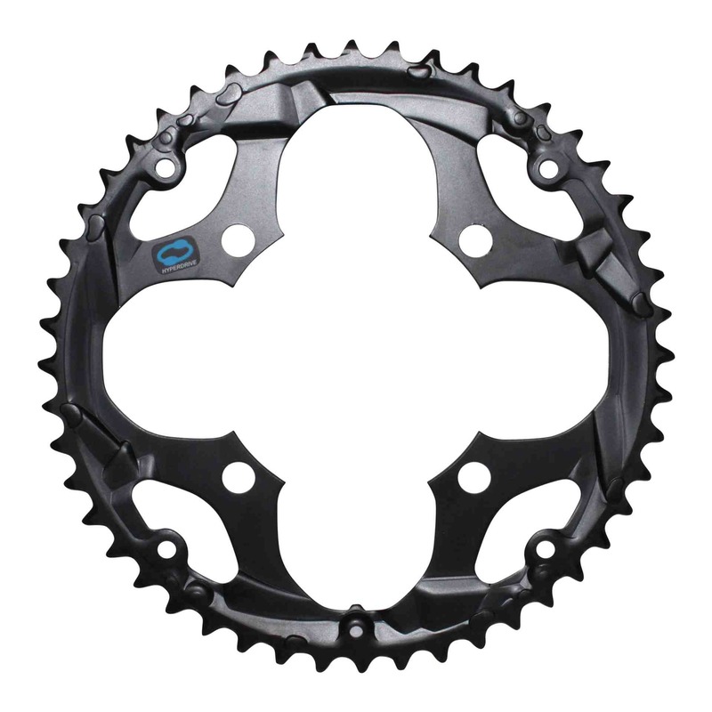 Plateau VTT Shimano Alivio 3x8v extérieur (48 dents) noir