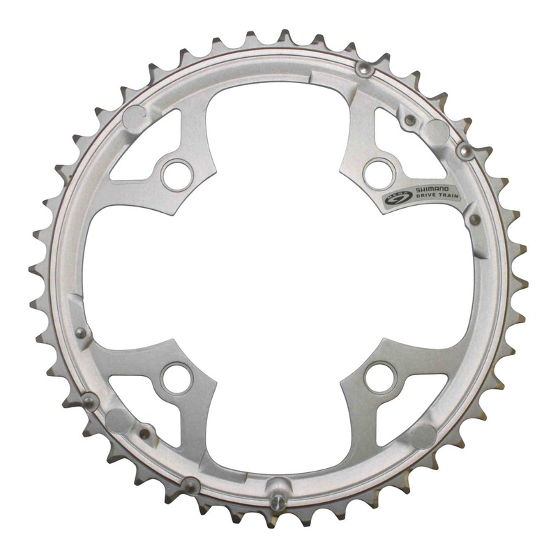 Plateau VTT Shimano Deore 3x9v exterieur (44 dents) argent