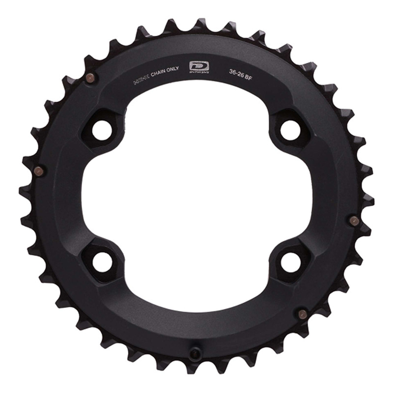 Plateau VTT Shimano Deore Double Plateaux Extérieur 36 dents 10 Vitesses