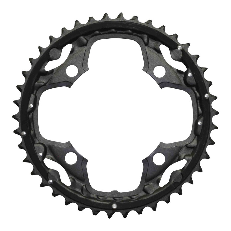 Plateau VTT Shimano SLX 3x9-10v extérieur (42 dents) noir