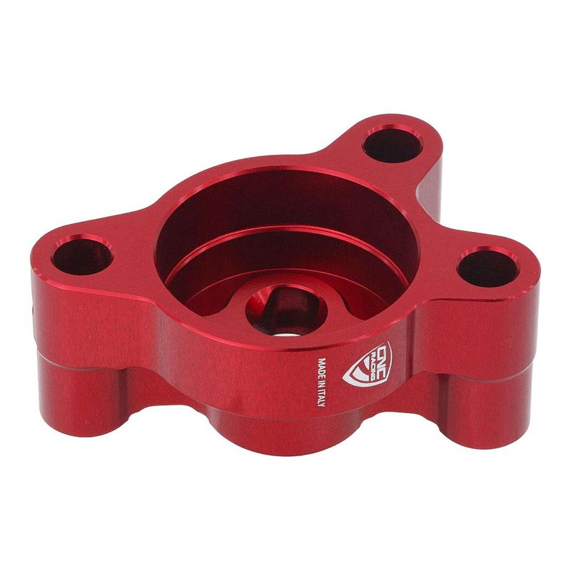 Platine d’adaptation rouge pour récepteur d’embrayage CNC Racing Ducati Hypermotard 698 24-26