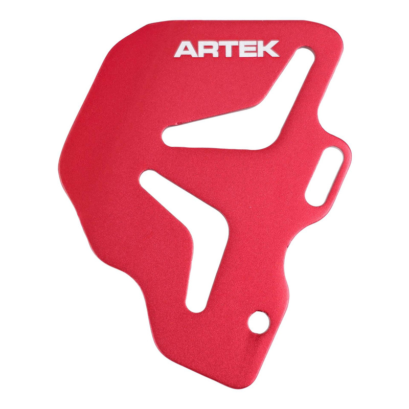 Platine de protection rouge pour les maîtres cylindres de frein arrière Artek