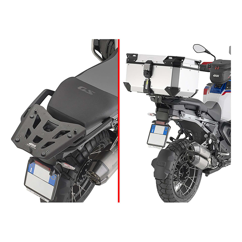 Platine de top case Givi Monokey pour support d'origine BMW R 1300 GS