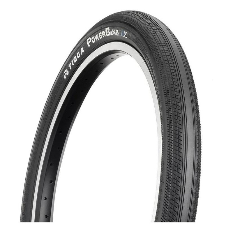 Pneu BMX Tioga Powerband 24"x 1,60 TS noir