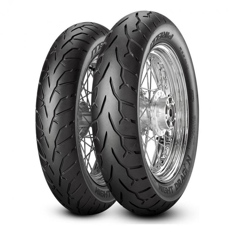 Pneu custom arrière Pirelli Night Dragon GT renforcé 180/55 B 18 80H